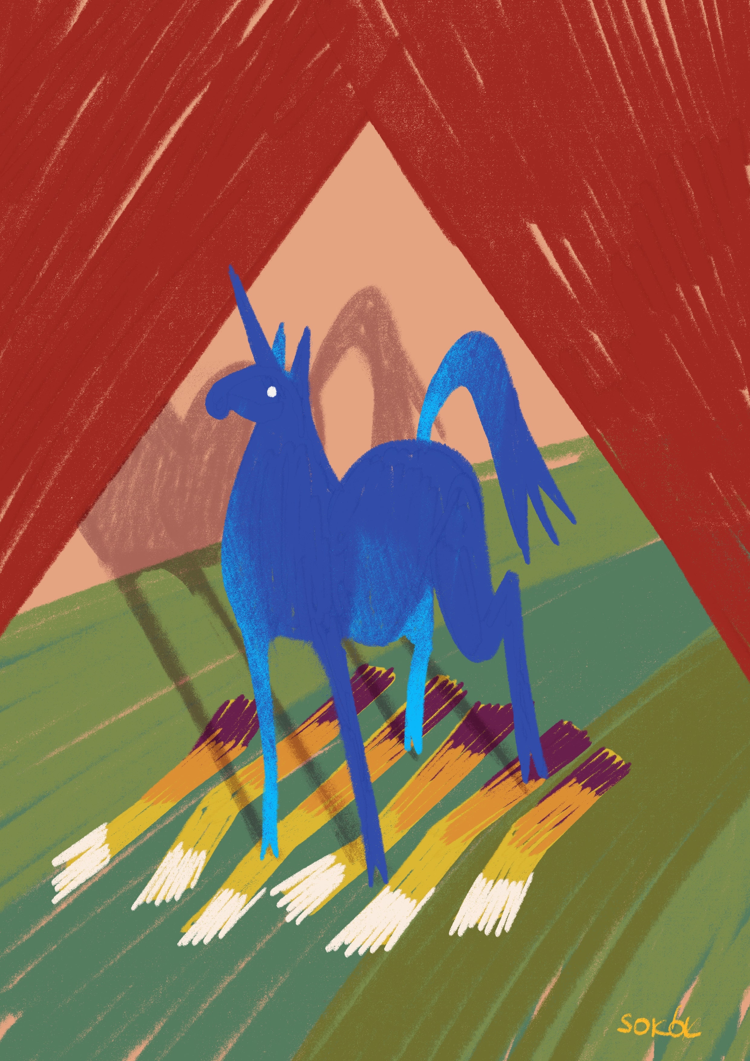 BLUE HORSE